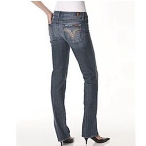 7 FOR ALL MANKIND Kate Straight Leg Jeans, size 30